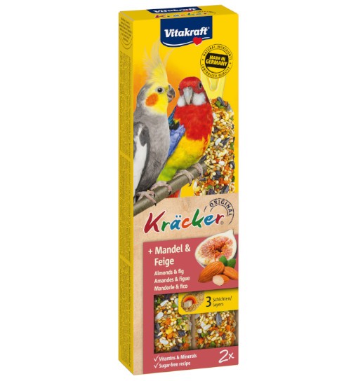 Vitakraft Kracker dla średnich papug figi/migdały 2szt.