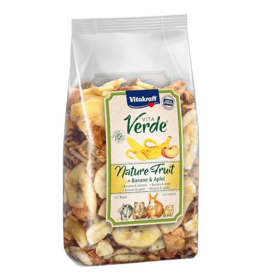 Vitakraft Vita Verde Nature Fruit 100g - suszony banan z jabłkiem dla gryzoni