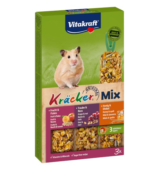 Vitakraft Kracker Mix dla chomika miód/orzechy/owoce