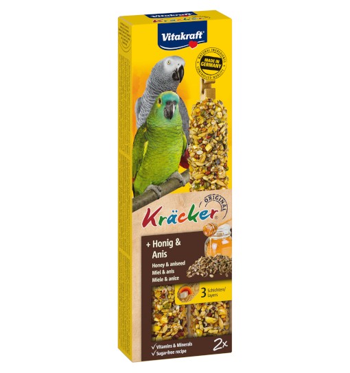 Vitakraft Kracker dla dużych papug z miodem i anyżem