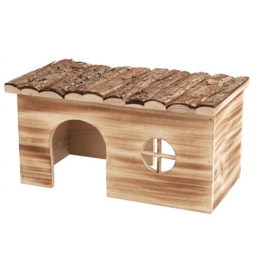 Trixie Domek dla królika drewniany, podpalany, 35 × 18 × 20 cm