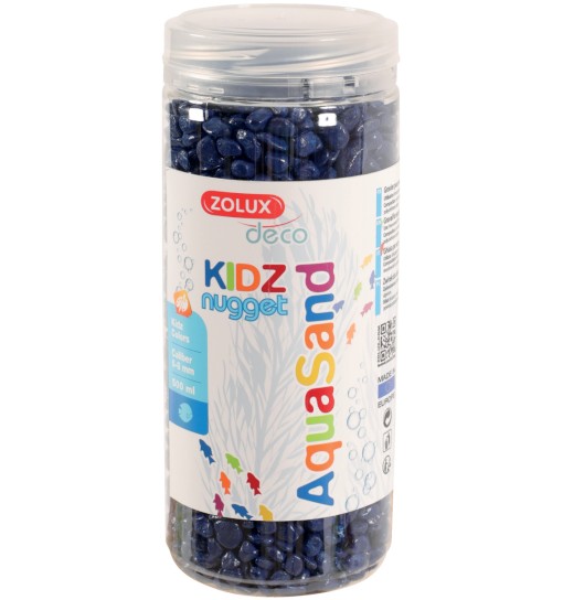 Zolux Aquasand KIDZ Nugget 500ml - żwirek niebieski do akwarium