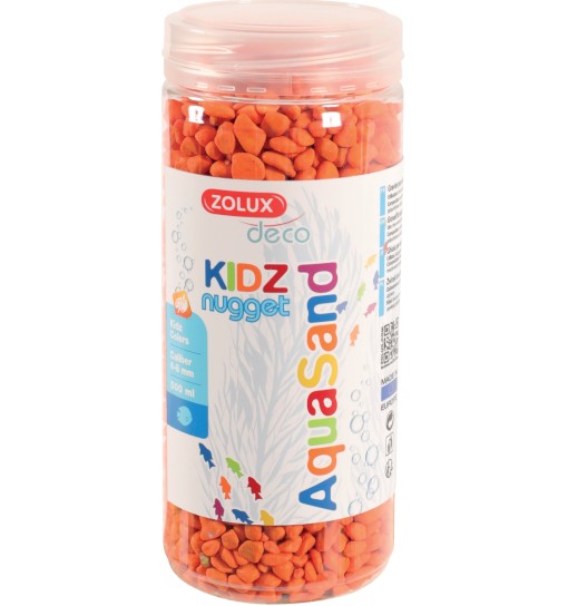 Zolux Aquasand KIDZ Nugget 500ml - żwirek pomarańczowy do akwarium