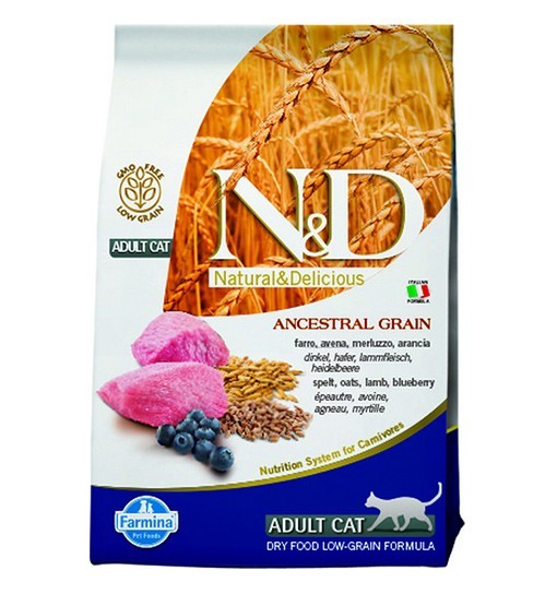 N&D Low Grain Lamb&Blueberry Adult Cat