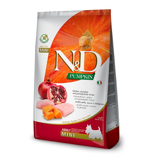 Farmina N&D Pumpkin Chicken&Pomegranate Adult Mini - karma dla psów małych ras