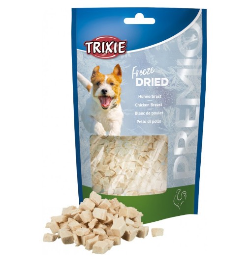 TRIXIE Premio Freeze Dried-przysmak dla psa liofilizowany, pierś z kurczaka 50g