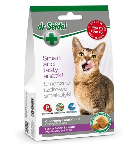 Smakołyki Dr Seidla na świeży oddech dla kotów 50 g
