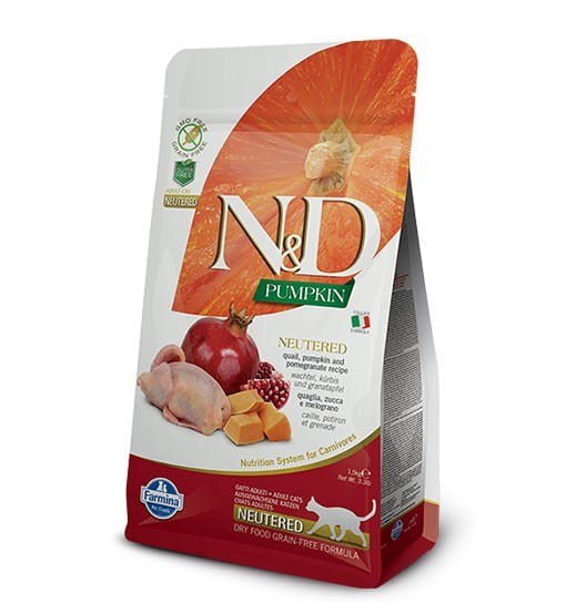 N&D Cat Pumpkin Neutered Quail & Pomegranate