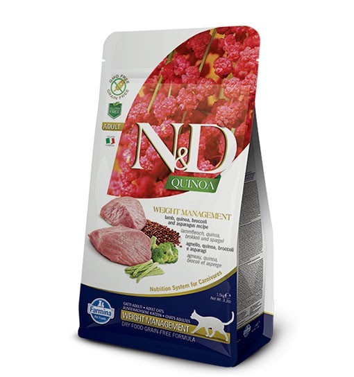 N&D Cat Quinoa Weight Management Lamb & Broccoli