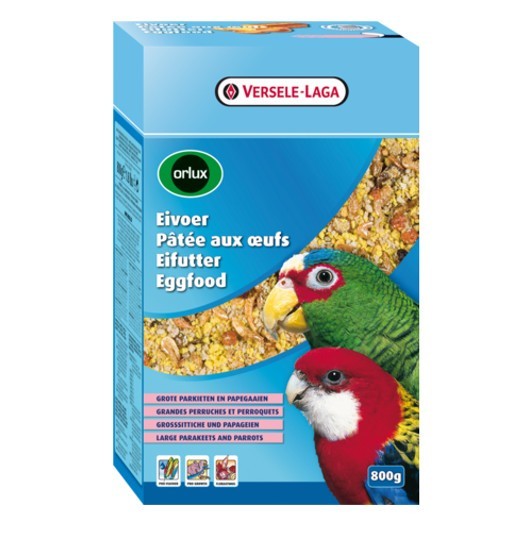 Orlux Eggfood Large Parakeets and Parrots 800g - pokarm jajeczny dla średnich i dużych papug