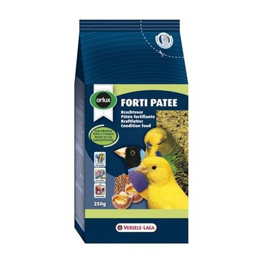 Orlux Forti Patee 250 g - pokarm miodowo-jajeczny na kondycję dla małych ptaków