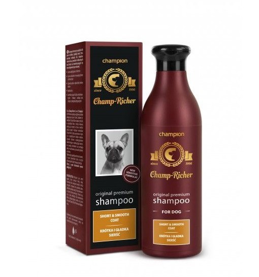 CHAMP-RICHER - szampon do sierści krótkiej i gładkiej 250 ml