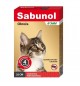 SABUNOL - obroża czerwona przeciw pchłom i kleszczom dla kota 35 cm