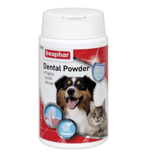 Beaphar Dental Powder 75g - zapobiega przykremu zapachowi jamy ustnej