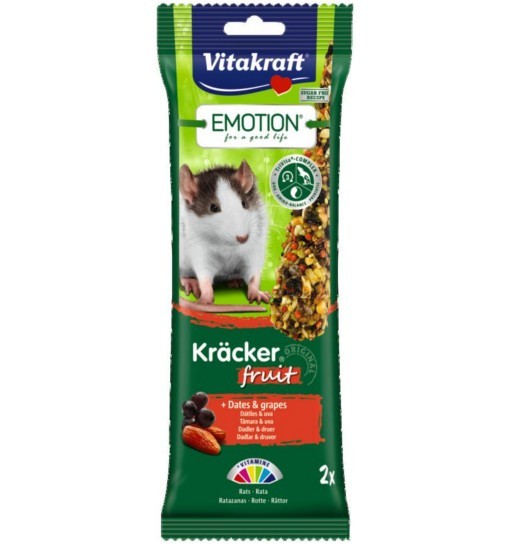 Vitakraft Emotion Kracker Fruit dla szczurów /2szt