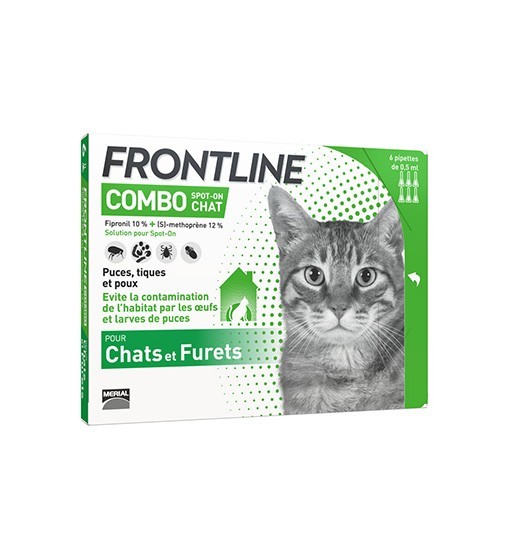 Frontline COMBO dla kotów i fretek 3x0,5ml