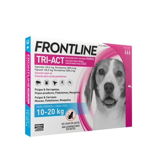 Frontline TRI-ACT dla psów 10-20 kg 3x2 ml