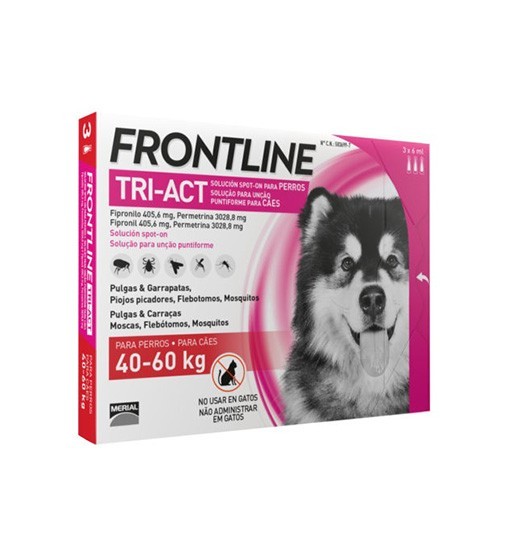 Frontline TRI-ACT dla psów 40-60 kg 3x6 ml