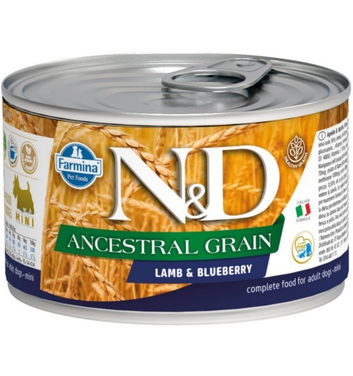N&D ANCESTRAL GRAIN LAMB & BLUEBERRY Adult Dog
