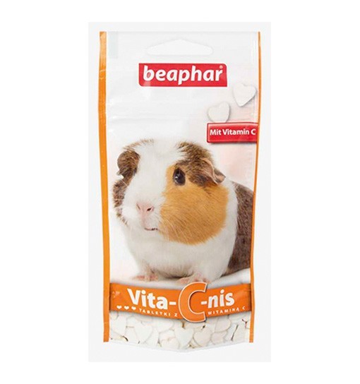 Beaphar Vita-C-nis 50g - tabletki z witaminą C dla świnek morskich