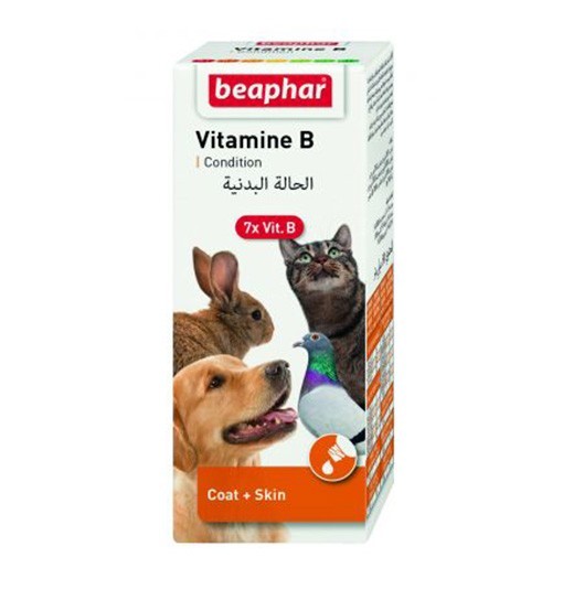 Beaphar Vitamin B Complex 50ml - krople, zestaw witamin grupy B