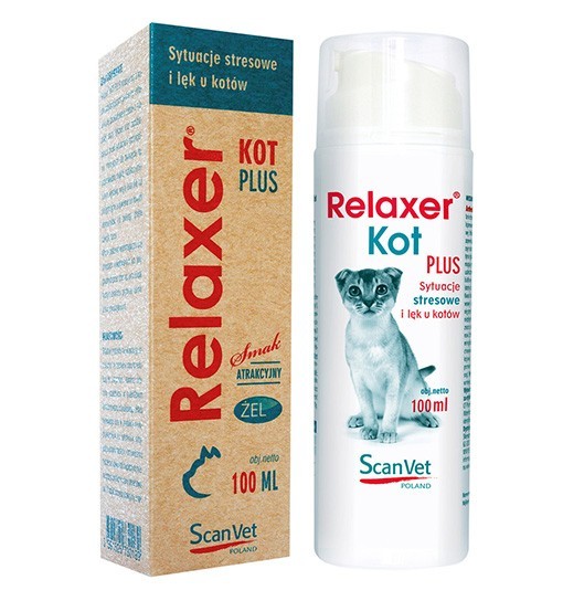 Relaxer Kot Plus 100 ml - dla kotów przejawiających problemy behawioralne spowodowane stresem