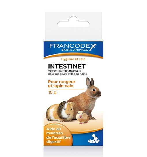 Intestinet - reguluje pracę jelit gryzoni i królików 10 g