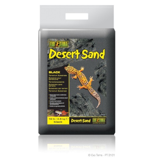 Exo-Terra Podłoże Desert Sand 4,5kg - czarne (PT3101)
