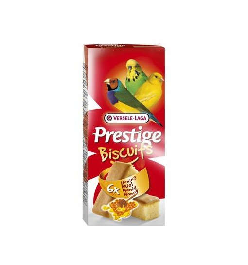 Versele-Laga Prestige Biscuit Honey 70g - miodowe biszkopty dla ptaków/6szt