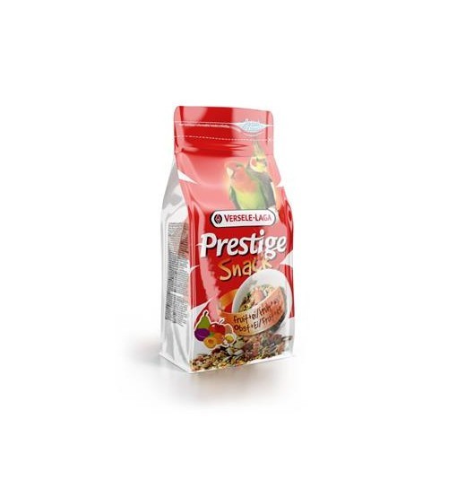 Versele-Laga Prestige Snack Parakeets 125g - przysmak z biszkoptami i owocami dla średnich papug