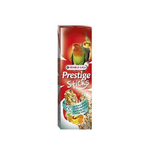 Versele-Laga Prestige Sticks Big Parakeets Exotic Fruit 140g - kolby z owocami egzotycznymi dla średnich papug