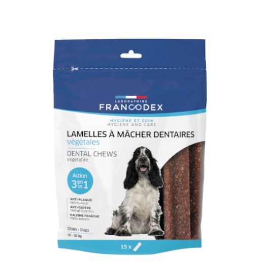 Francodex Lamelles – gryzaki dentystyczne dla średnich psów (10-30 kg)