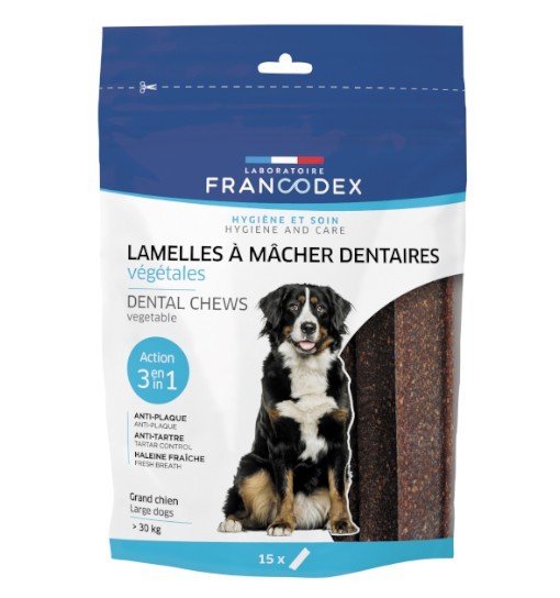 Francodex Lamelles – gryzaki dentystyczne dla dużych psów (poniżej 30 kg)