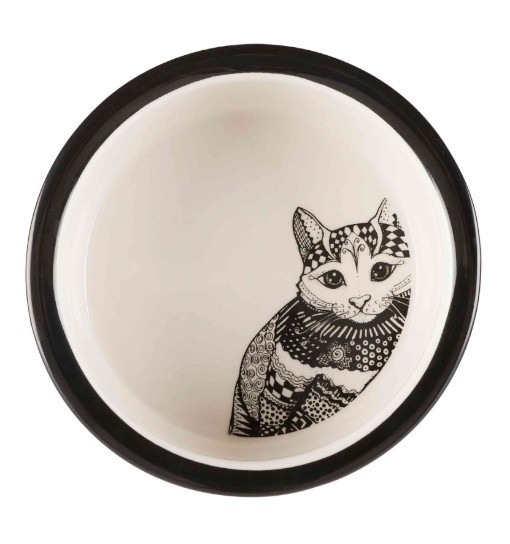Trixie Miska ceramiczna dla kota Zentangle 0,3l