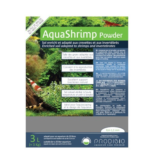 Prodibio AquaShrimp Powder - podłoże do akwarium