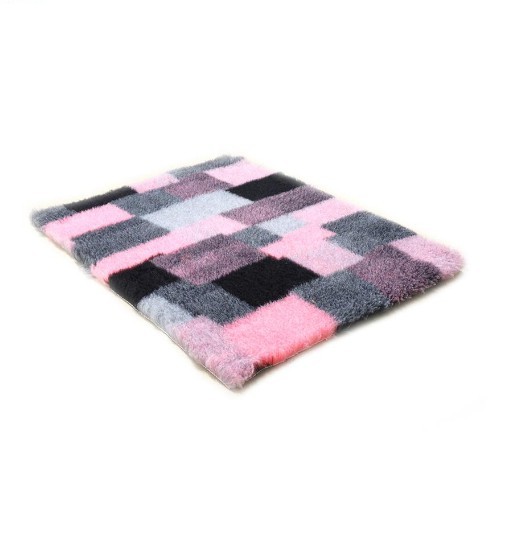 Canifel Posłanie Dry Bed - patchwork, szaro/różowy