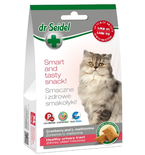 Smakołyki Dr Seidla na zdrowy układ moczowy dla kotów 50g