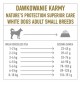 Nature's Protection White Dogs Adult Small and Mini Breeds with Lamb