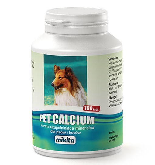 Mikita Pet Calcium - suplement diety uzupełniający niedobory wapnia