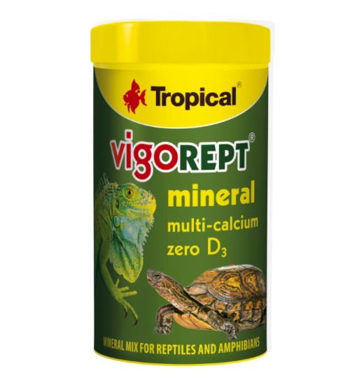 Tropical Vigorept Mineral 60g - mieszanka mineralna dla gadów i płazów