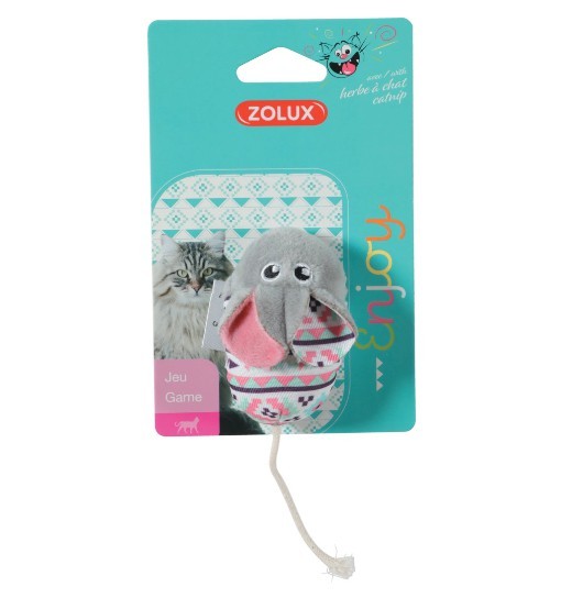 Zolux Zabawka dla kota KALI - szara mysz