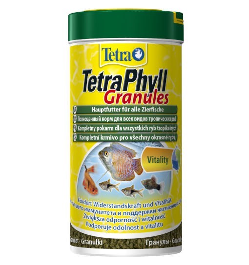 Tetra Phyll Granules - granulowany pokarm dla ryb roślinożernych
