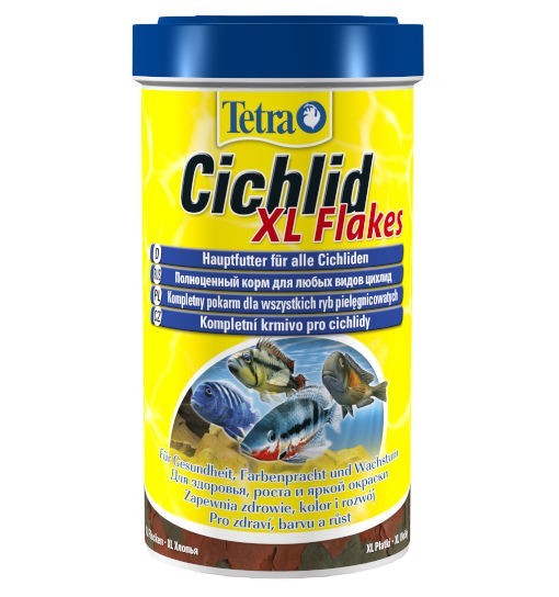 Tetra Cichlid XL Flakes - pokarm w płatkach dla ryb z rodziny pielęgnicowatych