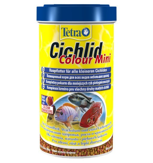 Tetra Cichlid Colour Mini - pokarm dla mniejszych ryb pielęgnicowatych